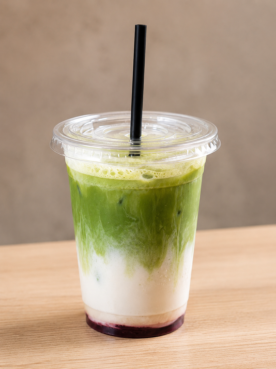 Matcha Strawberry Getränk bei Monti's Mamma Mia